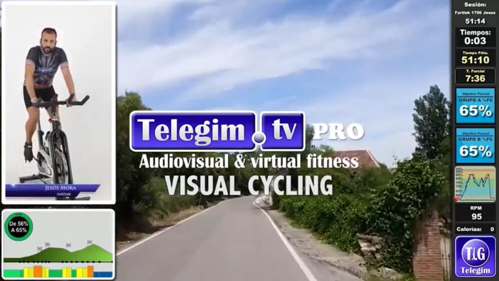 clase indoor cycling virtual telegim jesus